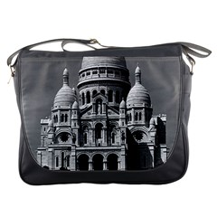 Vintage France Paris The Sacre Coeur Basilica 1970 Messenger Bag by Vintagephotos