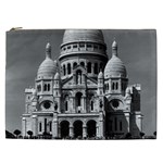 Vintage France Paris The Sacre Coeur Basilica 1970 Cosmetic Bag (XXL) Front