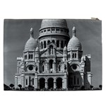 Vintage France Paris The Sacre Coeur Basilica 1970 Cosmetic Bag (XXL) Back