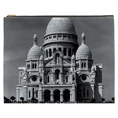 Vintage France Paris The Sacre Coeur Basilica 1970 Cosmetic Bag (xxxl) by Vintagephotos