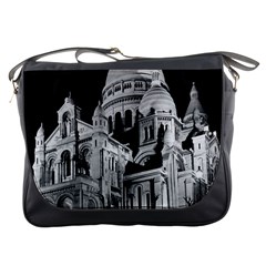 Vintage France Paris The Sacre Coeur Basilica 1970 Messenger Bag by Vintagephotos