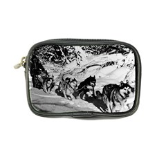 Vintage Usa Alaska Dog Sled Racing 1970 Ultra Compact Camera Case by Vintagephotos