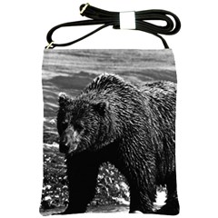 Vintage Usa Alaska Brown Bear 1970 Cross Shoulder Sling Bag by Vintagephotos