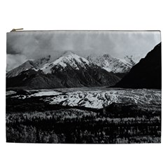 Vintage Usa Alaska Matanuska Clacier 1970 Cosmetic Bag (xxl) by Vintagephotos