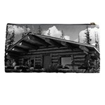 Vintage USA Alaska Modern alaskan log cabin 1970 Pencil Case Back