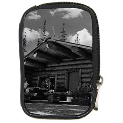 Vintage Usa Alaska Modern Alaskan Log Cabin 1970 Digital Camera Case