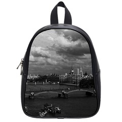 Vintage Uk England London The River Thames 1970 Small School Backpack