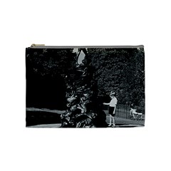 Vintage Uk  England London Peter Pan Statue Kensington Medium Makeup Purse by Vintagephotos