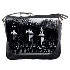 Vintage England London Changing Guard Buckingham Palace Messenger Bag by Vintagephotos