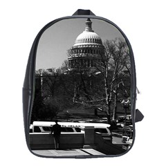 Vintage Usa Washington The Capitol 1970 School Bag (xl) by Vintagephotos