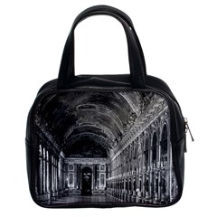 Vintage France Palace Of Versailles Mirrors Galery 1970 Twin-sided Satchel Handbag by Vintagephotos