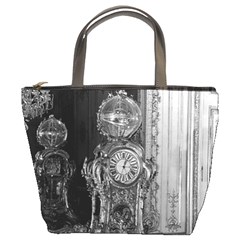 Vintage France Palace Of Versailles Astronomical Clock Bucket Handbag by Vintagephotos