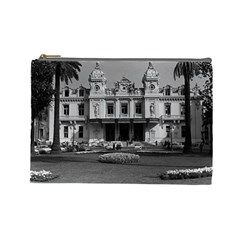 Vintage Principality Of Monaco Monte Carlo Casino Large Makeup Purse by Vintagephotos