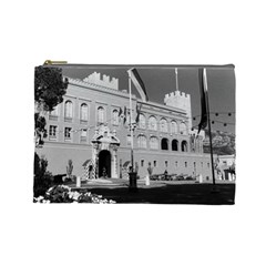 Vintage Principality Of Monaco & Princely Palace 1970 Large Makeup Purse by Vintagephotos