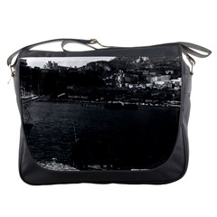 Vintage Principality Of Monaco The Port Of Monaco 1970 Messenger Bag by Vintagephotos