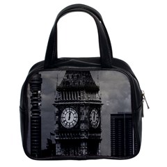 Vintage Uk England London The Post Office Tower Big Ben Twin-sided Satchel Handbag by Vintagephotos