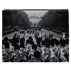 Vintage Uk England The Guards Returning Along The Mall Cosmetic Bag (xxxl) by Vintagephotos