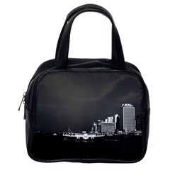 Vintage China Hong Kong Boat Skyscraper ??sea 1970 Single-sided Satchel Handbag by Vintagephotos