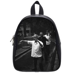 Vintage China Shanghai Morning Gymnastic 1970 Small School Backpack by Vintagephotos