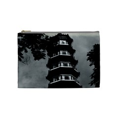 Vintage China Canton The Flowery Pagoda 1970 Medium Makeup Purse by Vintagephotos