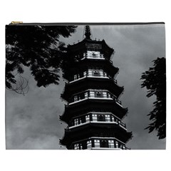 Vintage China Canton The Flowery Pagoda 1970 Cosmetic Bag (xxxl) by Vintagephotos