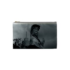 Vintage China Hong Kong Repulse Bay Kwun Yam Statue Small Makeup Purse by Vintagephotos