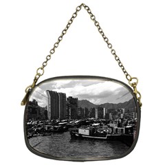 Vintage China Hong Kong Houseboats River 1970 Single-sided Evening Purse by Vintagephotos