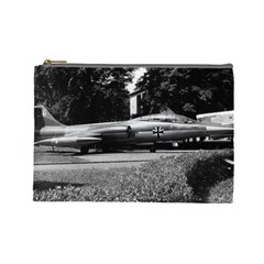 Vintage Germany Munich Deutsch Museum Starfighter 1970 Large Makeup Purse by Vintagephotos