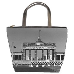 Vintage Germany Berlin Brandenburg Gate 1970 Bucket Handbag by Vintagephotos