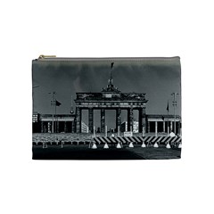 Vintage Germany Berlin Brandenburg Gate 1970 Medium Makeup Purse by Vintagephotos