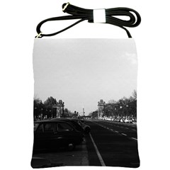 Vintage Germany Berlin The 17th June Street 1970 Cross Shoulder Sling Bag by Vintagephotos