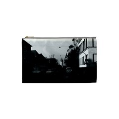 Vintage Germany Frankfurt City Street Cars 1970 Small Makeup Purse by Vintagephotos