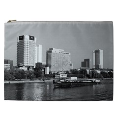 Vintage Germany Frankfurt Main River 1970 Cosmetic Bag (xxl) by Vintagephotos