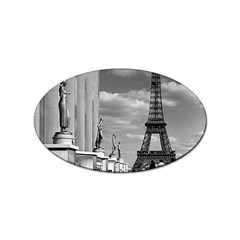 Vintage France Paris Eiffel Tour Chaillot Palace 1970 100 Pack Sticker (oval) by Vintagephotos