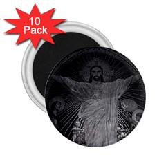 Vintage France Paris Sacre Coeur Basilica Dome Jesus 10 Pack Regular Magnet (round) by Vintagephotos