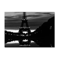 Vintage France Paris Eiffel Tower Reflection 1970 100 Pack A4 Sticker by Vintagephotos