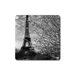 Vintage France Paris Eiffel Tour 1970 Large Sticker Magnet (square) by Vintagephotos