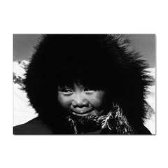 Vintage Usa Alaska Eskimo Child 1970 100 Pack A4 Sticker by Vintagephotos