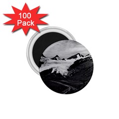 Vintage Usa Alaska Worthington Glacier In Summer 1970 100 Pack Small Magnet (round) by Vintagephotos