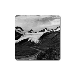 Vintage Usa Alaska Worthington Glacier In Summer 1970 Large Sticker Magnet (square) by Vintagephotos