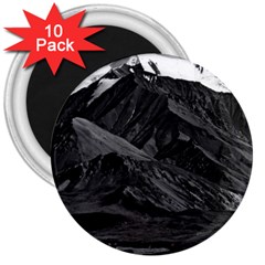 Vintage Usa  Alaska Mt Mckinley National Park 1970 10 Pack Large Magnet (round)