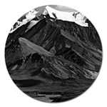 Vintage USA  Alaska Mt Mckinley national park 1970 Extra Large Sticker Magnet (Round) Front