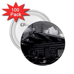 Vintage Usa Alaska Modern Alaskan Log Cabin 1970 100 Pack Regular Button (round) by Vintagephotos