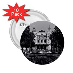 Vintage Principality Of Monaco Monte Carlo Casino 10 Pack Regular Button (round) by Vintagephotos