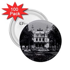 Vintage Principality Of Monaco Monte Carlo Casino 100 Pack Regular Button (round) by Vintagephotos