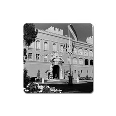 Vintage Principality Of Monaco Princely Palace 1970 Large Sticker Magnet (square) by Vintagephotos