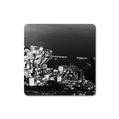 Vintage Principality Of Monaco Overview 1970 Large Sticker Magnet (square) by Vintagephotos
