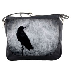 Black Crow Messenger Bag by heathergreen