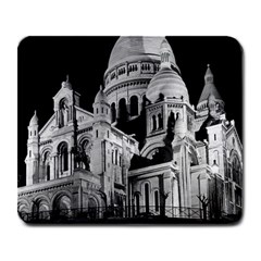 Vintage France Paris The Sacre Coeur Basilica 1970 Large Mouse Pad (rectangle) by Vintagephotos