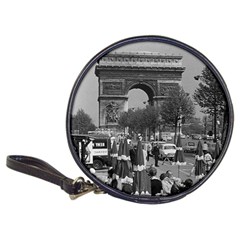 Vinatge France Paris Triumphal Arch 1970 Cd Wallet by Vintagephotos